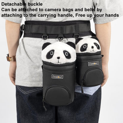 Cwatcun D162 Small Camera Lens Cylinder Cartoon Panda Camera Lens Protective Cover by Cwatcun