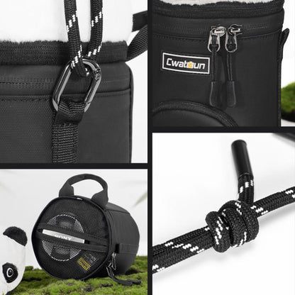 Cwatcun D162 Small Camera Lens Cylinder Cartoon Panda Camera Lens Protective Cover by Cwatcun