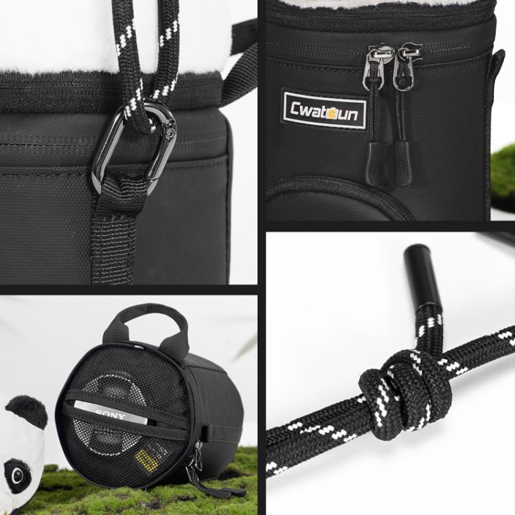 Cwatcun D162 Large Camera Lens Cylinder Cartoon Panda Camera Lens Protective Cover by Cwatcun