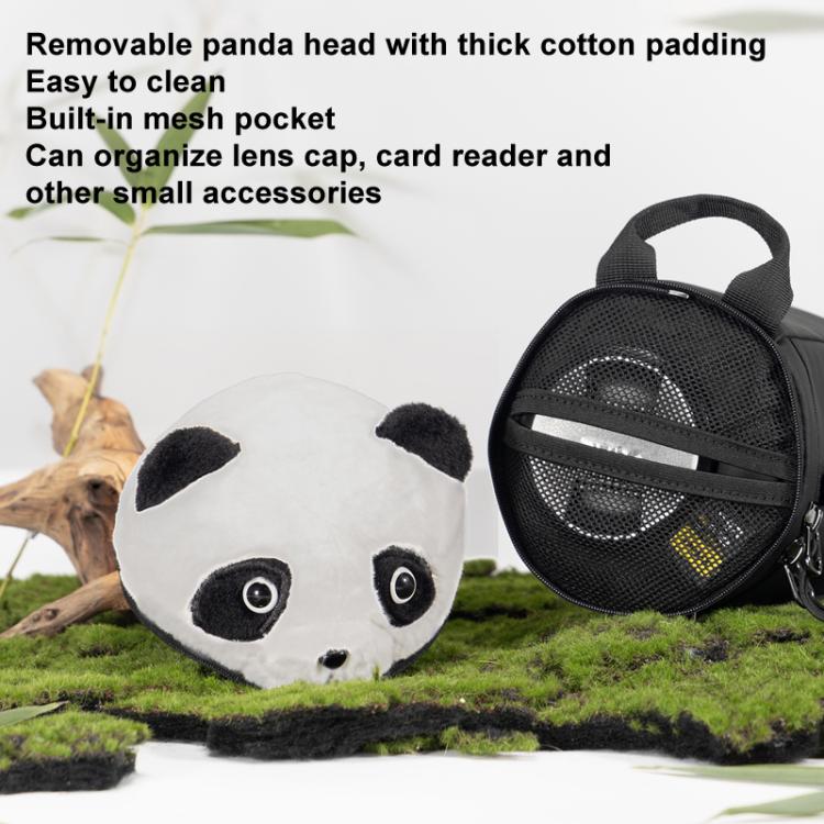 Cwatcun D162 Small Camera Lens Cylinder Cartoon Panda Camera Lens Protective Cover by Cwatcun