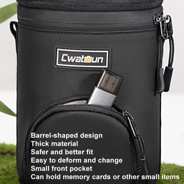 Cwatcun D162 Large Camera Lens Cylinder Cartoon Panda Camera Lens Protective Cover by Cwatcun