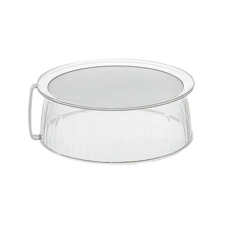 Microwave Food Heating Splashproof Cover Food Grade PC Household High Temperature Resistant Bowl Rice Cover(Regular Model) by bashfashion