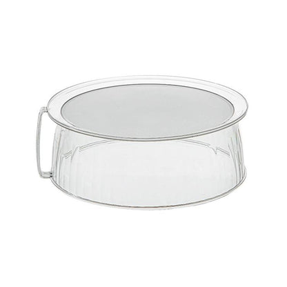 Microwave Food Heating Splashproof Cover Food Grade PC Household High Temperature Resistant Bowl Rice Cover(Regular Model) by bashfashion