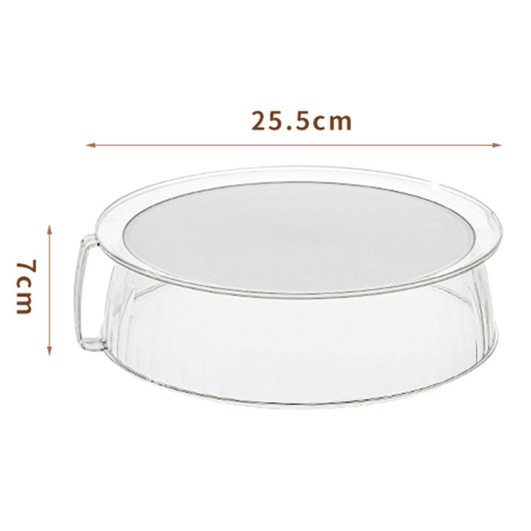 Microwave Food Heating Splashproof Cover Food Grade PC Household High Temperature Resistant Bowl Rice Cover(Regular Model) by bashfashion