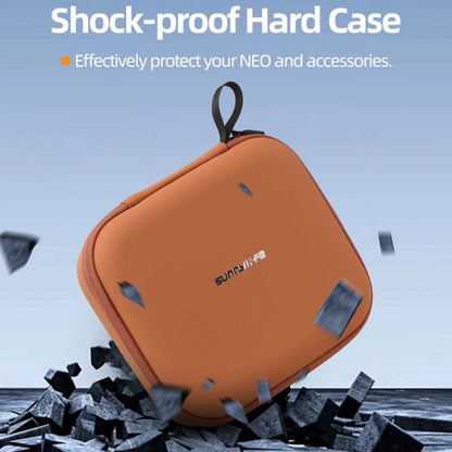 For DJI Flip Sunnylife FP-B957 Storage Bag Mini Vlog Aerial Camera Protective Case(Orange) by Sunnylife