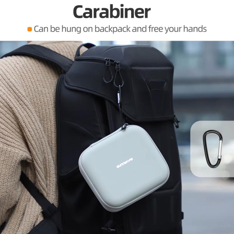 For DJI Flip Sunnylife FP-B957 Storage Bag Mini Vlog Aerial Camera Protective Case(Black) by Sunnylife