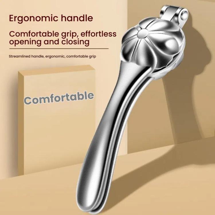 Aluminum Alloy Chestnut Clip Multifunctional Chestnut Opener Multi-purpose Walnut Clip Nut Sheller(Boxed) by bashfashion