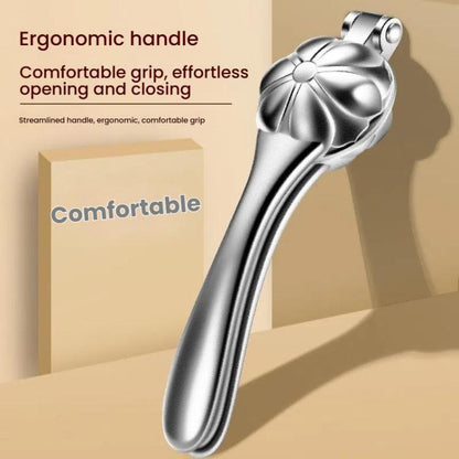 Aluminum Alloy Chestnut Clip Multifunctional Chestnut Opener Multi-purpose Walnut Clip Nut Sheller(Boxed) by bashfashion