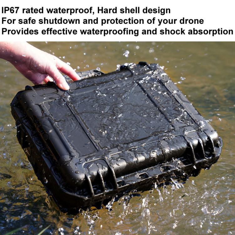 For DJI Flip CYNOVA FL-AQX-CY IP67 Waterproof Pressure And Shock Resistant Safety Case(Black) by CYNOVA