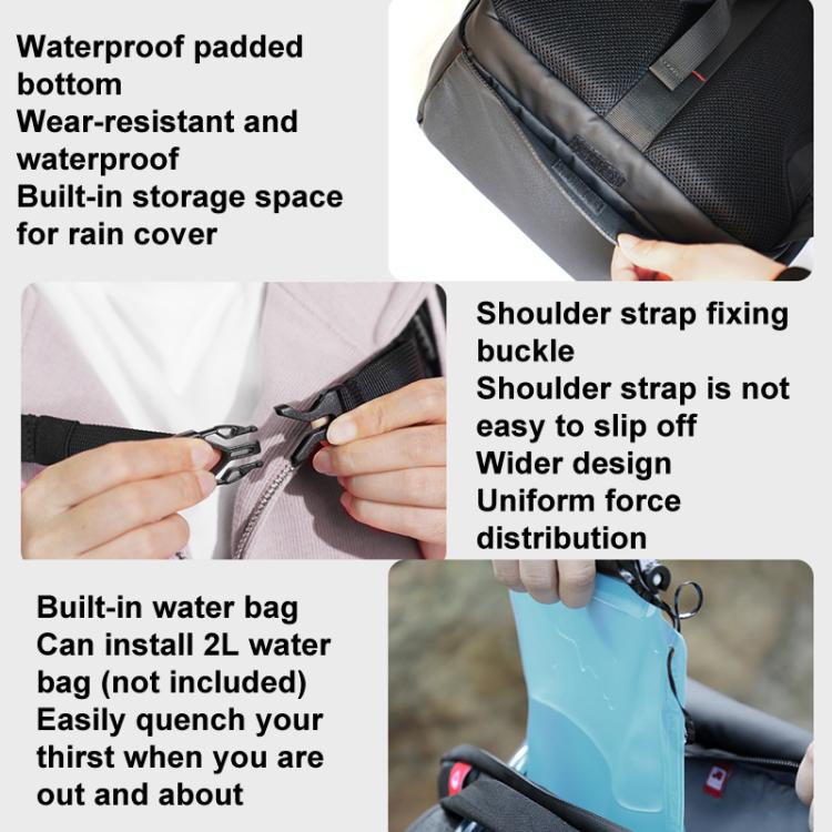 For DJI Flip CYNOVA C-MA-DB-003 Drone Shock And Stress Reduction Duffel Bag(Black) by CYNOVA