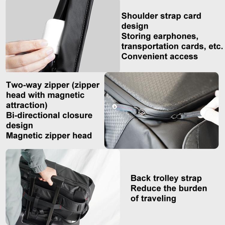 For DJI Flip CYNOVA C-MA-DB-003 Drone Shock And Stress Reduction Duffel Bag(Black) by CYNOVA