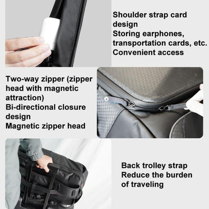 For DJI Flip CYNOVA C-MA-DB-003 Drone Shock And Stress Reduction Duffel Bag(Black) by CYNOVA