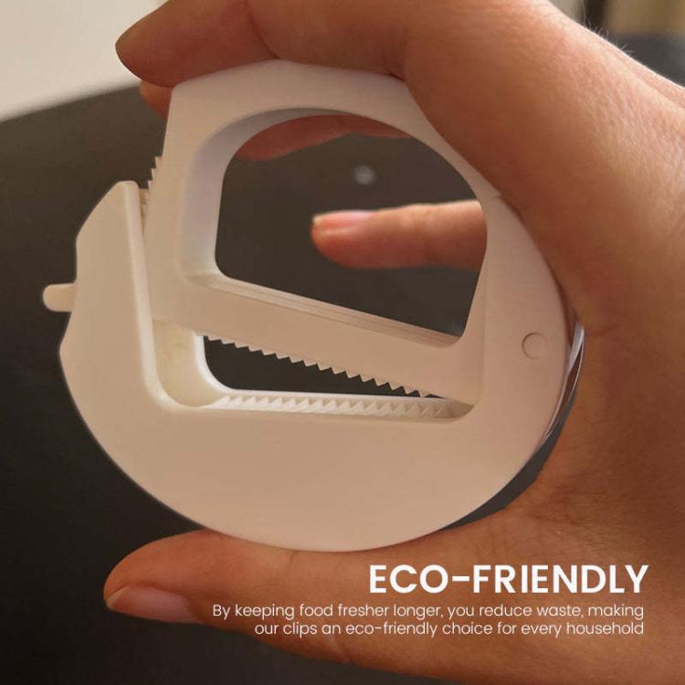 Household Food Moisture Resistant Storage And Sealing Safety Clip(White) by bashfashion