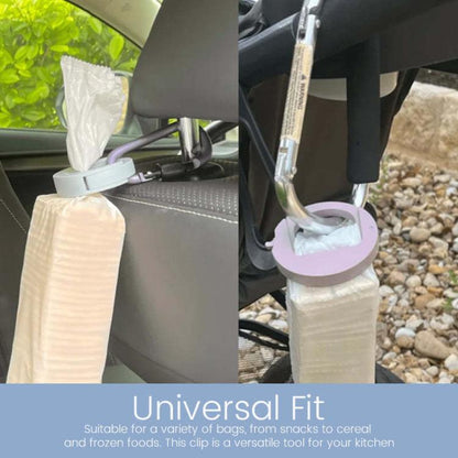 Household Food Moisture Resistant Storage And Sealing Safety Clip(Purple) by bashfashion