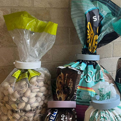 Household Food Moisture Resistant Storage And Sealing Safety Clip(White) by bashfashion