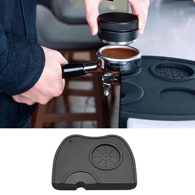 Medium Coffee Non-Slip Corner Filling Silicone Pads Barista Accessories by bashfashion