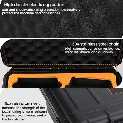 For DJI Flip Sunnylife AQX-19 Waterproof Storage Protective Suitcase Aerial Camera Smooth Flying Kit Bag(Black) by Sunnylife