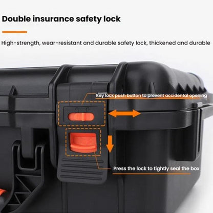 For DJI Flip Sunnylife AQX-19 Waterproof Storage Protective Suitcase Aerial Camera Smooth Flying Kit Bag(Black) by Sunnylife