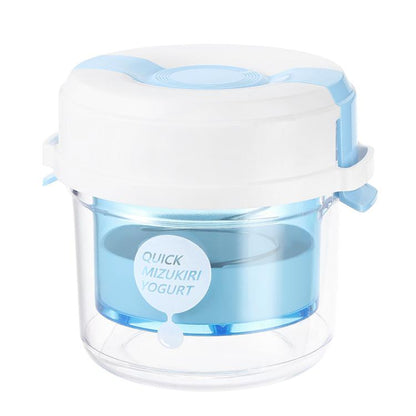 Yogurt Filter Homemade Greek Cheese Strainer Whey Cold Drain Separator Strainer Drainer Container(Blue) by bashfashion