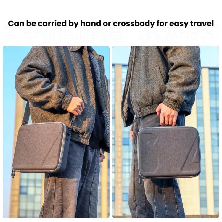 For DJI Flip Sunnylife FP-B959 Organizer Bag Smooth Flying Kit Crossbody Bag(Gray) by Sunnylife