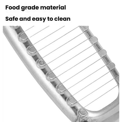 Aluminum Cheese Cutting Butter Cheese Slicer Foie Gras Egg Butter Divider Line Cutter(Polished) by bashfashion