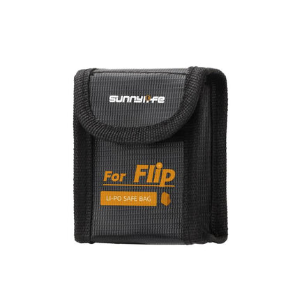 For DJI Flip Sunnylife Battery Explosion Proof Bag Li-ion Safety Storage Bag Flame Retardant Protective Bag Small (For 1 Battery) by Sunnylife