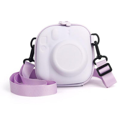 For FUJIFILM Instax Mini7+/8/9/11/12/40 Universal Hard Case Bag EVA Storage Bag(Purple) by bashfashion