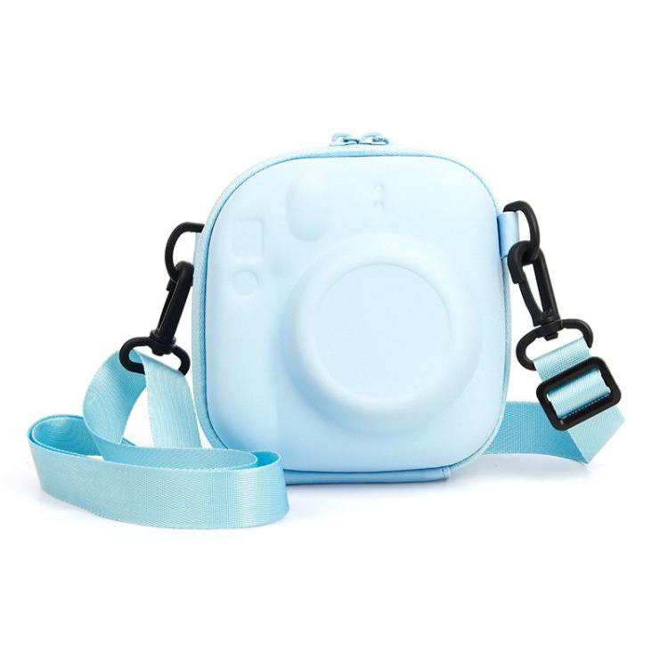 For FUJIFILM Instax Mini7+/8/9/11/12/40 Universal Hard Case Bag EVA Storage Bag(Blue) by bashfashion