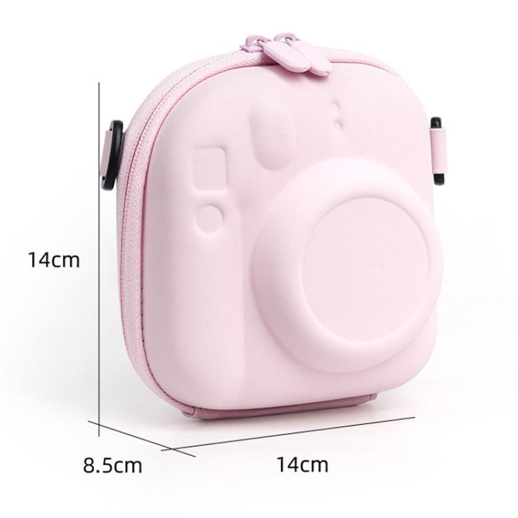 For FUJIFILM Instax Mini7+/8/9/11/12/40 Universal Hard Case Bag EVA Storage Bag(Pink) by bashfashion
