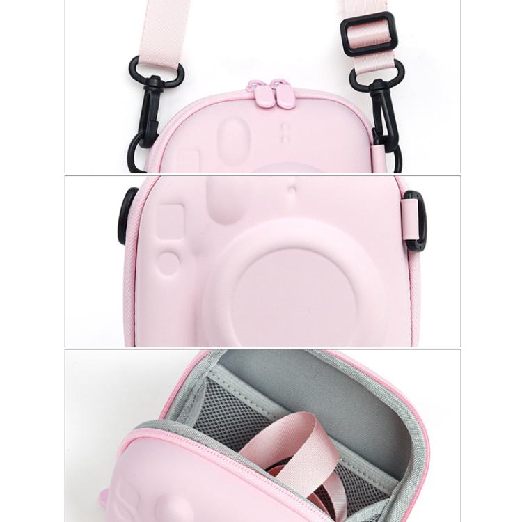 For FUJIFILM Instax Mini7+/8/9/11/12/40 Universal Hard Case Bag EVA Storage Bag(Pink) by bashfashion