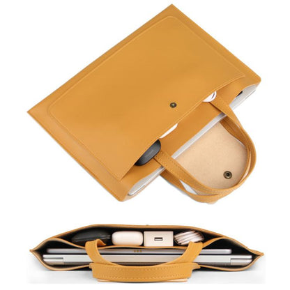 Laptop Computer Handbag For Ipad Macbook Lenovo Huawei Computer Inner Bag Briefcase, Spec: 15/16 inch(Black) by bashfashion