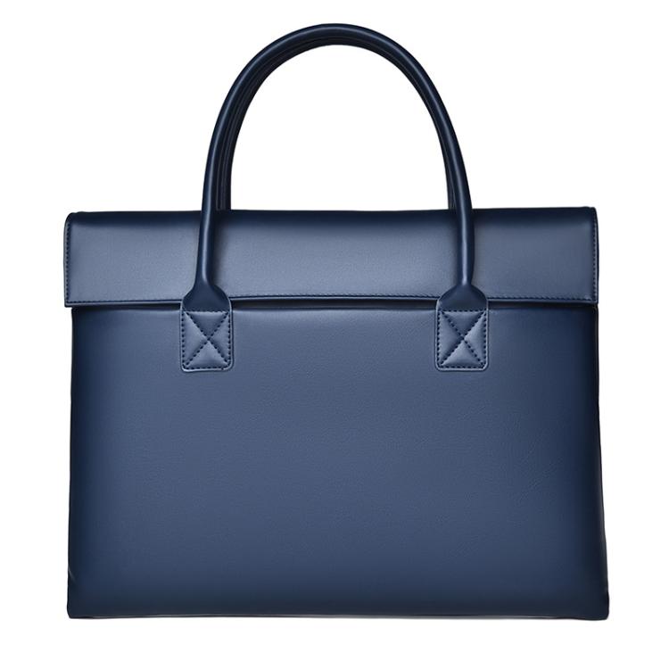 14 inch Laptop Bag Lightweight Laptop Bag Business Simple Handheld Briefcase(Blue) by bashfashion