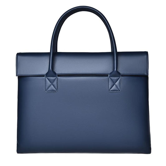 14 inch Laptop Bag Lightweight Laptop Bag Business Simple Handheld Briefcase(Blue) by bashfashion