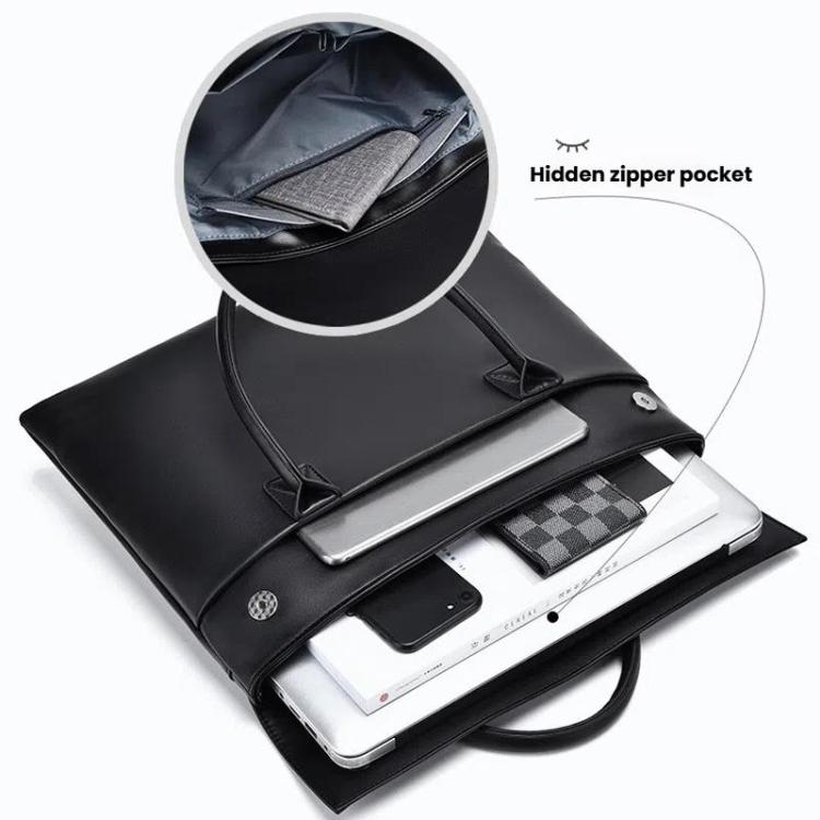 14 inch Laptop Bag Lightweight Laptop Bag Business Simple Handheld Briefcase(Blue) by bashfashion