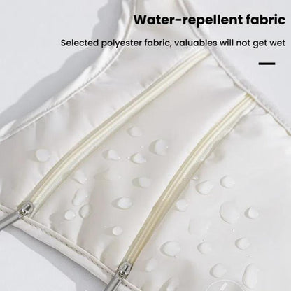 Breathable Sports Waist Pack Invisible Anti-Theft Men Women Travel Crossbody Phone Change Storage Bag(Beige) by bashfashion