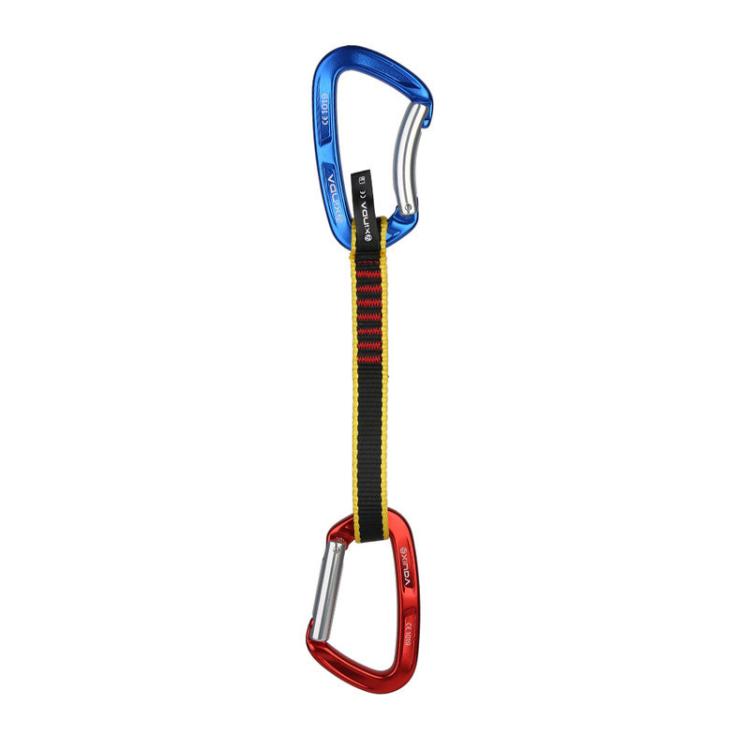 32cm XINDA XD-CP05/06 Outdoor Mountaineering Climbing Straight Door Curved Door Fast Hanging Safety Buckle Flat Belt by XINDA