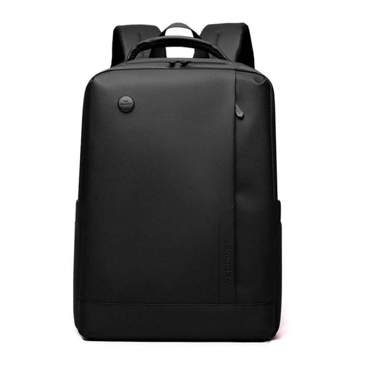 WEPOEWR Men 14-inch Laptop Backpack Waterproof Large Capacity Business Commuter backpack(Black) by WEPOEWR
