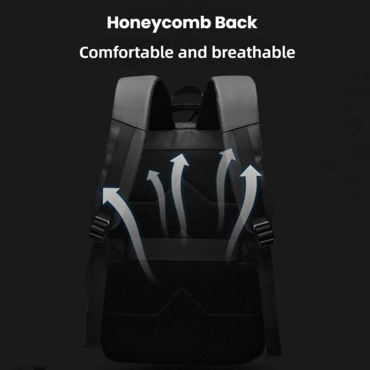 WEPOEWR Men 14-inch Laptop Backpack Waterproof Large Capacity Business Commuter backpack(Black) by WEPOEWR