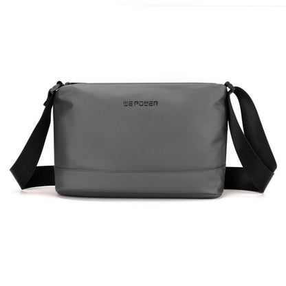 WEPOWER Simple Shoulder Bag For Men Light Casual Commuter Messenger Pack(Gray) by WEPOWER