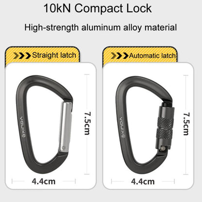 XINDA XD-A9561 Outdoor Mountain Climbing Equipment Anti-Loss Telescopic Buckle Elastic Rope, Style: Large Ring+Small Ring by XINDA