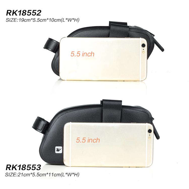 Rhinowalk Bicycle Waterproof Saddle Bag Mountain Bike Tail Tool Bag(L) by Rhinowalk