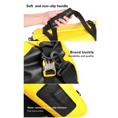 Rhinowalk RK19660 Multifunctional Waterproof Bicycle Rack Saddle Bag Outdoor Travel Bag(Yellow) by Rhinowalk