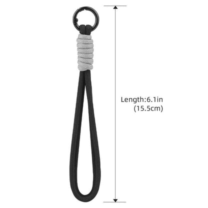 BRDRC Sports Camera Hand Lanyard With 1/4 inch Screw Loss Prevention Lanyard Wrist Strap Accessories(Light Blue Rope White Knot) by BRDRC