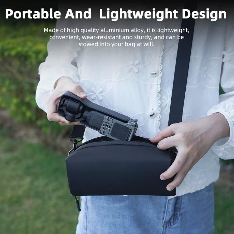 For DJI OSMO Pocket 3 BRDRC PO3005 Multi-functional Magnetic Base Expansion Back Clip Holder Adapter Bezel Accessory(Tarnish) by BRDRC