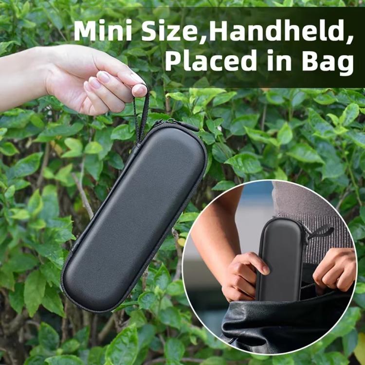 For DJI OSMO Pocket 3 BRDRC Storage Bag Standalone Handy Case Protective Pouch(PU Gray) by BRDRC