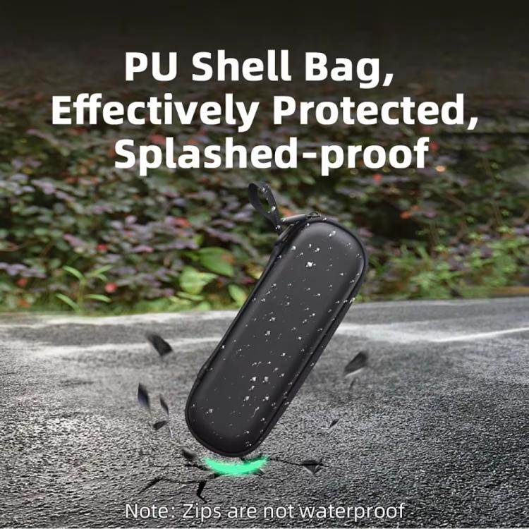 For DJI OSMO Pocket 3 BRDRC Storage Bag Standalone Handy Case Protective Pouch(PU Black) by BRDRC