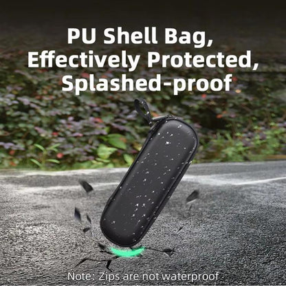 For DJI OSMO Pocket 3 BRDRC Storage Bag Standalone Handy Case Protective Pouch(PU Gray) by BRDRC