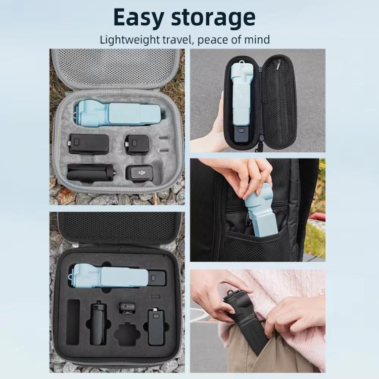 For DJI OSMO Pocket 3 BRDRC Lens Cap Camera Case Screen Protector Accessories(Blue) by BRDRC