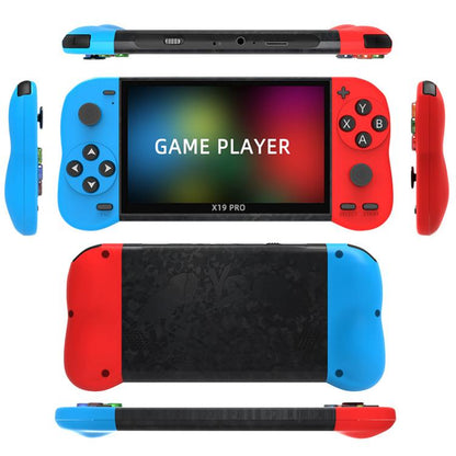 X19 Pro 5.1-inch Screen Handheld Game Console Supports AV TV Output With 8G Memory Card(Black) by bashfashion