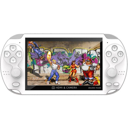 A3 4.3-Inch Handheld Game Console With Camera Supports Dual Handles/TV Output/10 Simulators Built In 8G(White) by bashfashion